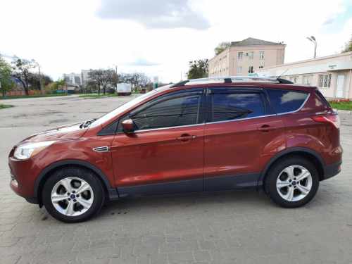 Рейлінги Ford Kuga/Escape Mk2 2013-2019, хромовані, турецький дизайн, DDU (2 шт)