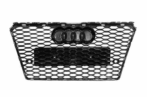 Передня решітка радіатора RS-Style Audi A7 2010-2014, чорна, GT Tuning