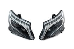 Передние LED фары Mercedes Vito/V-class W447 2014+, для V-class, GBT (2 шт)
