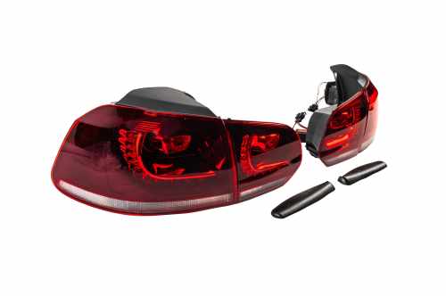 Задні LED ліхтарі Volkswagen Golf 6 2008-2014, GBT (2 шт)