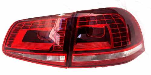 Задні ліхтарі LED червоні темні RSU для Volkswagen Touareg NF 2010-2017