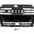 Передняя решетка S-Style Audi A3 8V 2012-2016, черная, GT Tuning — фото 1