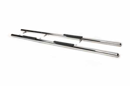 Боковые трубы Nissan Navara 2006-2015, нержавеющая сталь, CAN (2 шт)