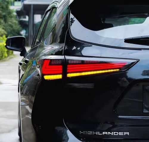 Задні ліхтарі червоні LED стиль CP для Toyota Highlander XU70 2020+