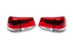 Задний фонарь левый внешний 2016-2021 Toyota Land Cruiser 200 2007-2021, OEM Стандарт, крыло, 1234 Upgrade