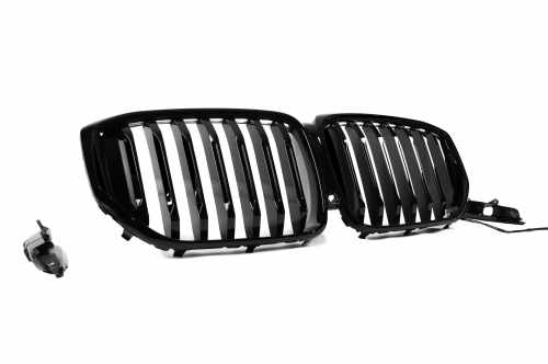 Ніздрі 1 Bar LED (чорний глянець) BMW X5 G05 2019-2022, GBT