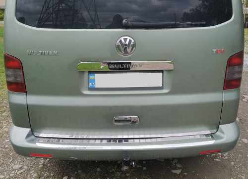 Накладка над номером Volkswagen T5 2010-2015, нержавіюча сталь, Carmos