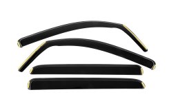 Вітровики Toyota Tundra XK50 2014-2021, CrewMax, вставні, Niken Luxury (4 шт)