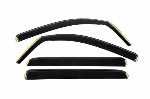 Вітровики Toyota Tundra XK50 2014-2021, CrewMax, вставні, Niken Luxury (4 шт)