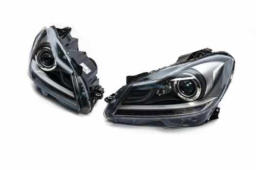 Передние фары LED Mercedes C-class W204 2011-2015, GBT (2 шт)