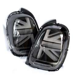 Задні LED ліхтарі у стилі Union Jack Black Mini Cooper F55/56/57 2014-2023, GBT (2 шт)