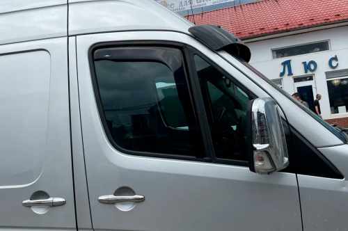 Вітровики Mercedes Sprinter W906 2006-2018 / Volkswagen Crafter, вставні, HIC (2 шт)