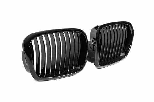 Ноздри 1-Bar BMW 5 серия E39 2000-2003, черный глянец, DPT