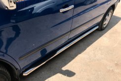 Бокові труби Mercedes Vito W638 1996-2003, Ø60 мм, нержавіюча сталь, CAN (2 шт)