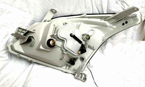 Передні фари чорні RP для Toyota Land Cruiser 120 Prado 2002-2009