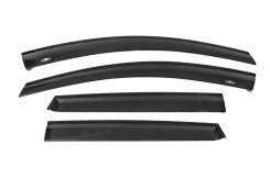 Ветровики Nissan Tiida 2011-2014, хэтчбек, HIC (4 шт)