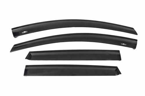 Ветровики Nissan Tiida 2011-2014, хэтчбек, HIC (4 шт)