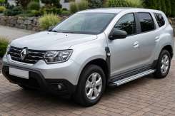 Бокові пороги Erkul Maya V4 Renault Duster 2018+, алюміній (2 шт)