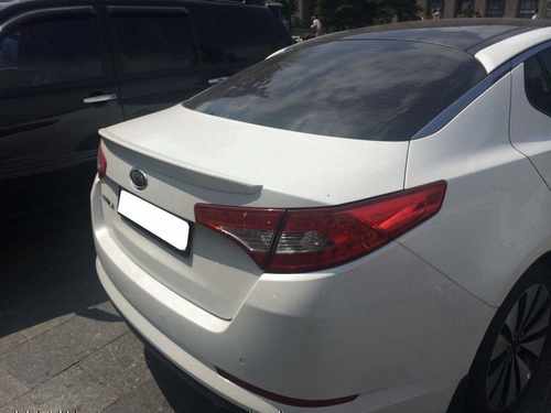 Спойлер ліп на багажник Kia Optima 2010-2013 ABS пластик під фарбування
