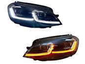 FULL LED фари Volkswagen Golf 7 2012-2016 у стилі рестайлінг 7.5