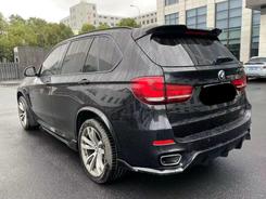 Дифузор накладка заднього бампера Paradigma M-Performance для BMW X5 F15 2013-2018, колір чорний глянець