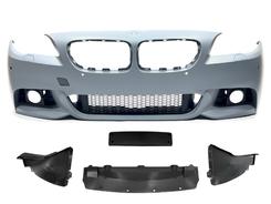 Передний бампер в сборе M Paket LCI 2013+   для BMW 5 Series F10 F11 2010-2016 ПОД ПАРКТРОННИКИ