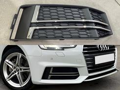 Накладка переднього бампера AUDI A4 B9 2015-2019 ПРАВА СТОРОНА