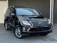 Передня юбка F-Sport для LX570 2012-2015 колір чорний