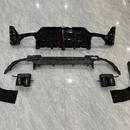 Дифузор заднього бампера + насадки вихлопу BMW 3 series G20 LCI 2022-