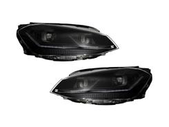 FULL LED BLACK фари Volkswagen Golf 7 2012-2016 у стилі рестайлінг 7.5