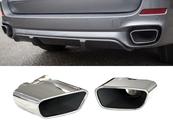 Насадки на вихлопні труби CHROME M Paket BMW X5 F15 2014-2018
