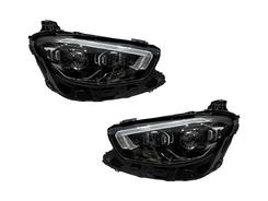 Фары Full LED в стиле MULTIBEAM рестайлинг для Mercedes E-Class W213 2020-2023, комплект 2шт.