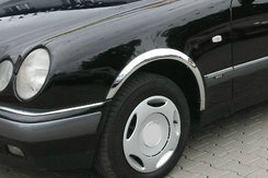 Накладки на арки (4 шт, нерж) для Mercedes E-сlass W210 1995-2002 рр.