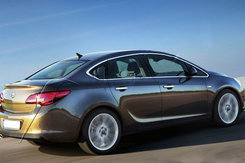 Повна окантовка стекол (Sedan, 12 шт, нерж) для Opel Astra J 2010↗ мм.
