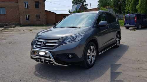 Передня захист WT003 (нерж.) для Honda CRV 2012-2016 .