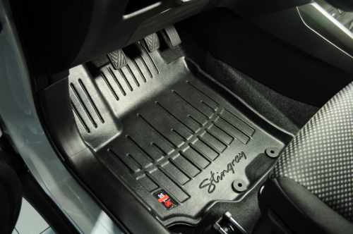 Килимок в багажник Toyota Rav 4 2013-2018 (полноразмена запаска), Stingray 3D