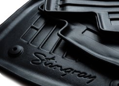 Коврики в салон Nissan Micra K13 2010-2016, Stingray 3D (4 шт.)
