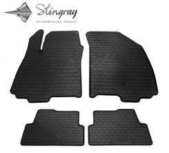 Гумові килимки в салон Chevrolet Aveo T300 2011+, Stingray