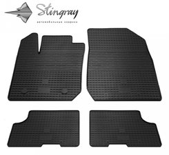 Гумові килимки в салон Renault Logan III 2013+, Stingray