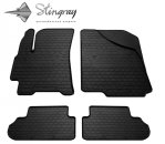 Резиновые коврики в салон Chevrolet Lanos, Stingray