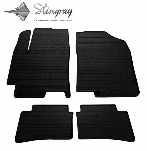 Гумові килимки в салон Hyundai Accent 2017+, Stingray