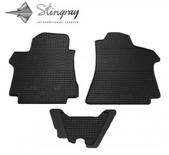 Гумові килимки в салон Hyundai H200, H1, Starex 2008+ 1+2, Stingray