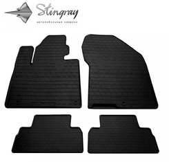Гумові килимки в салон Hyundai Santa Fe 4 2018+, Stingray