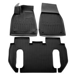 Коврики Stingray 3D (6-ти местный, 3 шт) для Fiat Sedici 2006- гг