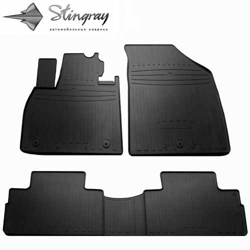Гумові килимки в салон Kia Telluride, Stingray