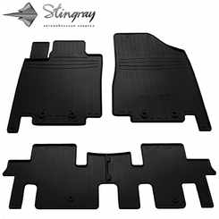 Гумові килимки в салон Nissan Pathfinder R52 2017-2023, Stingray