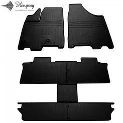 Гумові килимки в салон Toyota Sienna 2010-2019 6 мест, Stingray