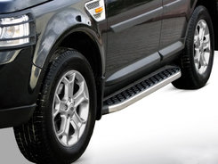Бічні пороги BlackLine (2 шт., алюміній) для Land Rover Discovery V