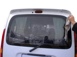 Спойлер Анатомік (під фарбування) для Renault Kangoo 1998-2008 років.