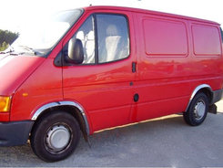 Накладки на арки (4 шт, нерж) для Ford Transit 1991-2000 років.